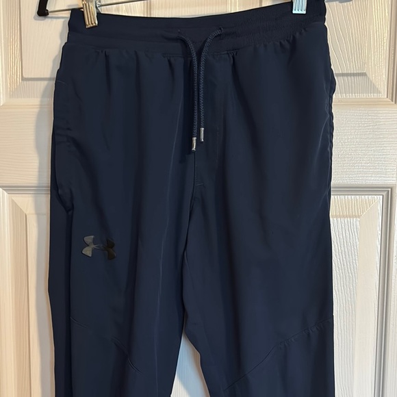 Under Armour men’s blue fitted jogger sweatpants size small - Picture 1 of 11